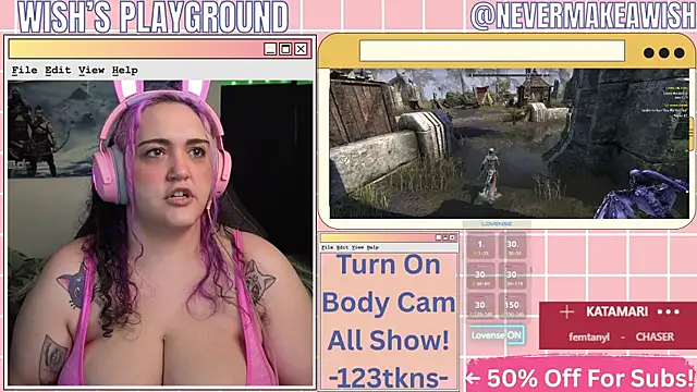 nevermakeawish online show from May 6, 2026, 11:04 am