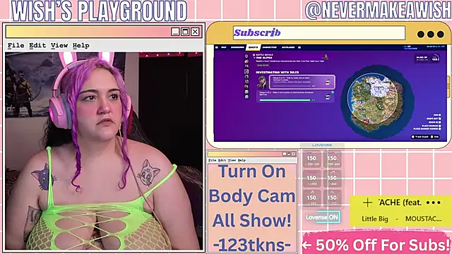 nevermakeawish online show from May 8, 2026, 12:43 pm