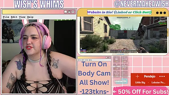 nevermakeawish online show from May 14, 2026, 10:00 am