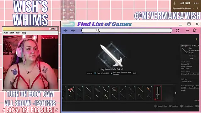 nevermakeawish online show from May 15, 2026, 5:14 am