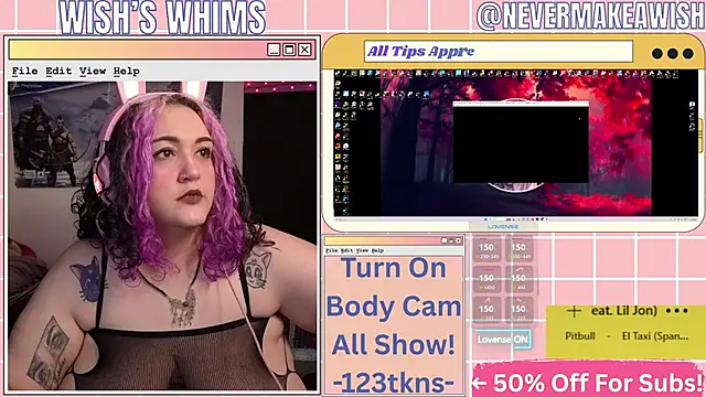 nevermakeawish online show from May 17, 2026, 9:38 am