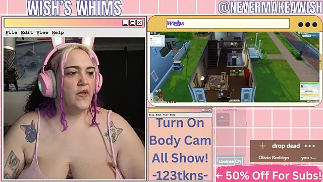 nevermakeawish online show from June 21, 2026, 9:23 am