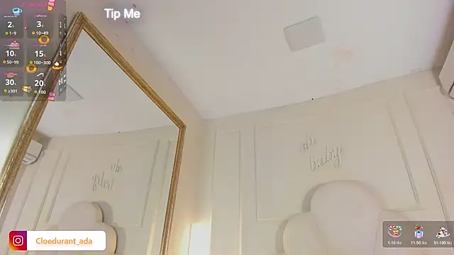 Cloedurant online show from October 17, 2025, 8:22 pm