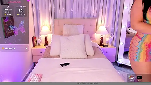 Snapshot of Salmavalentino chatting on February 13, 2026, 1:23 am Salmavalentino online show from February 13, 2026, 1:23 am