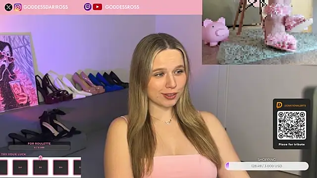 GoddessRoss online show from November 14, 2025, 6:39 pm