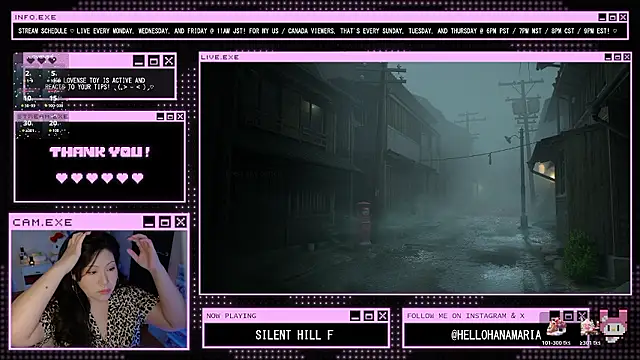 Snapshot of HanaMaria chatting on November 28, 2025, 2:14 am HanaMaria online show from November 28, 2025, 2:14 am