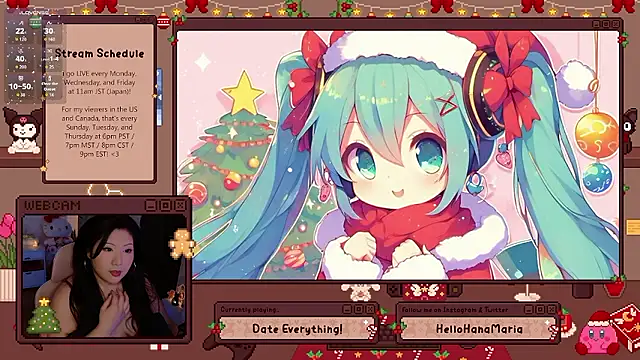 Snapshot of HanaMaria chatting on December 22, 2025, 2:19 am HanaMaria online show from December 22, 2025, 2:19 am