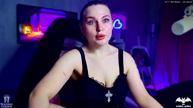 Snapshot of Wounded_Goddess_ chatting on January 14, 2026, 7:58 am Wounded Goddess online show from January 14, 2026, 7:58 am