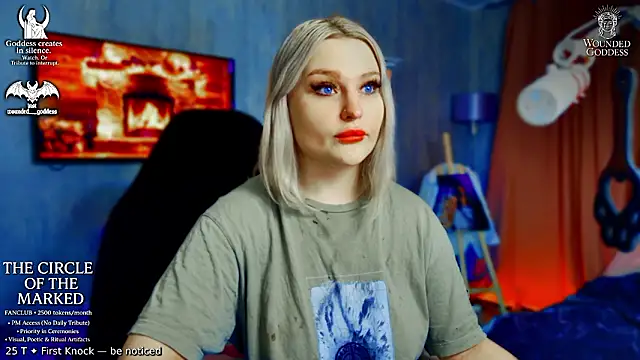 Snapshot of Wounded_Goddess_ chatting on February 8, 2026, 6:17 am Wounded Goddess online show from February 8, 2026, 6:17 am