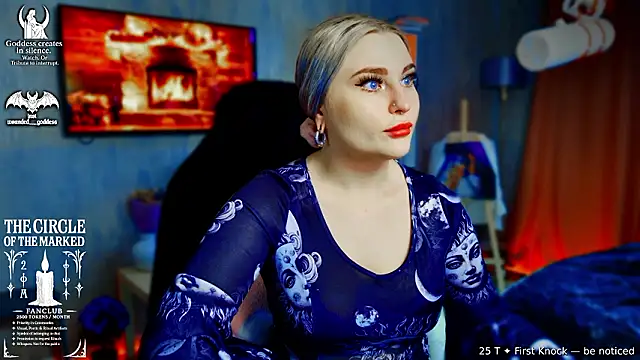 Snapshot of Wounded_Goddess_ chatting on February 11, 2026, 7:35 am Wounded Goddess online show from February 11, 2026, 7:35 am