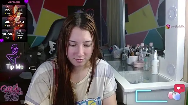 Mysticdoll69  online show from November 9, 2025, 5:00 pm