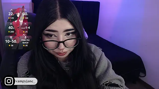 Snapshot of VamppyJane chatting on January 10, 2026, 3:52 am VamppyJane online show from January 10, 2026, 3:52 am