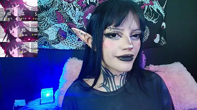 Snapshot of GothGaby chatting on October 26, 2025, 3:45 am GothGaby online show from October 26, 2025, 3:45 am