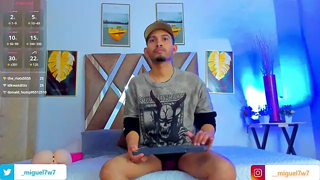   Miguel7w7 online show from January 12, 2026, 7:52 pm