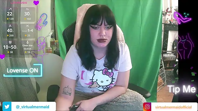 Virtualmermaidofficial online show from January 9, 2026, 10:00 pm