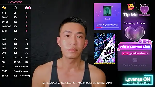 Snapshot of OceanCandy9 chatting on January 16, 2026, 2:54 pm OceanCandy9 online show from January 16, 2026, 2:54 pm