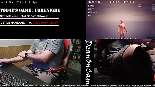 DeanonCam online show from March 9, 2026, 8:57 pm