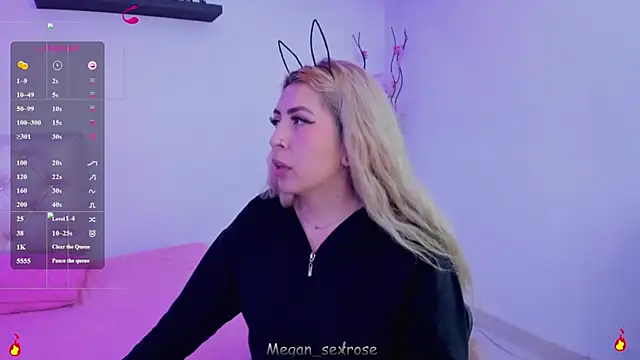 Megan sexrosse online show from May 6, 2026, 2:40 am