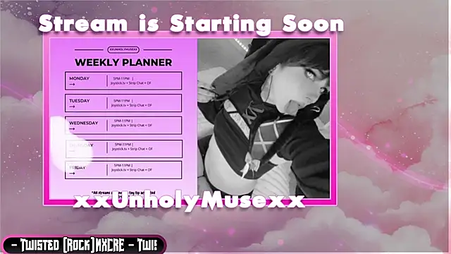 xxunholymusexx online show from July 14, 2026, 9:09 pm