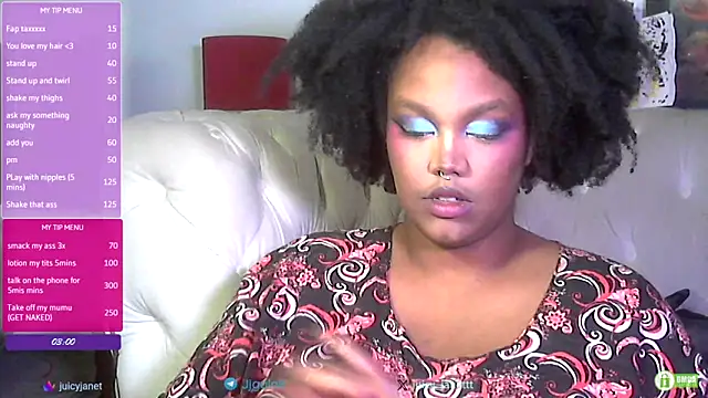juicy janet online show from March 24, 2026, 3:39 pm