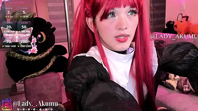 Snapshot of LadyAkumu chatting on July 9, 2026, 1:09 am LadyAkumu online show from July 9, 2026, 1:09 am