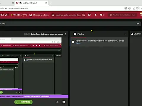 Snapshot of Antonella-corruso chatting on April 24, 2026, 8:00 pm Antonella-corruso online show from April 24, 2026, 8:00 pm