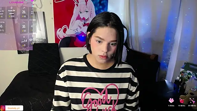 Melody p online show from May 8, 2026, 6:57 pm