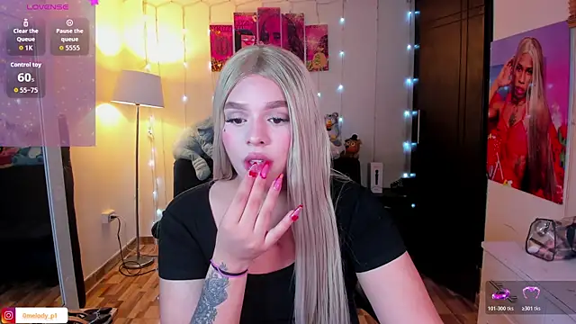 Melody p online show from May 17, 2026, 7:43 pm