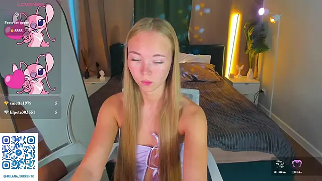 Milana Sorrento online show from July 8, 2026, 12:37 am