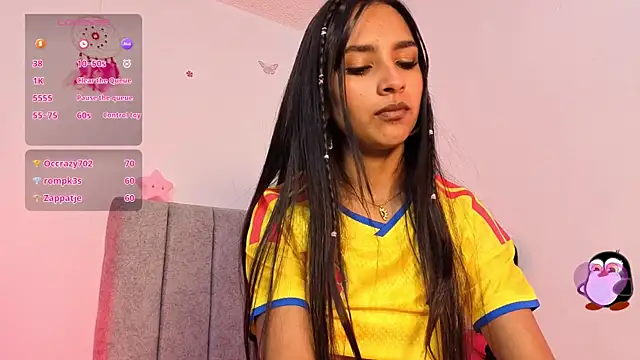 Snapshot of JAZMIIN_33 chatting on June 17, 2026, 1:34 pm JAZMIIN 33 online show from June 17, 2026, 1:34 pm