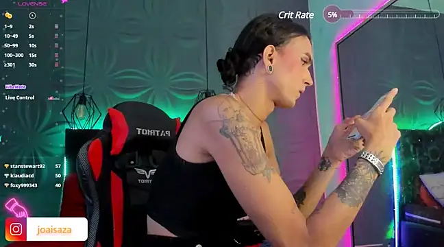 joaisaza online show from March 10, 2025, 11:10 am