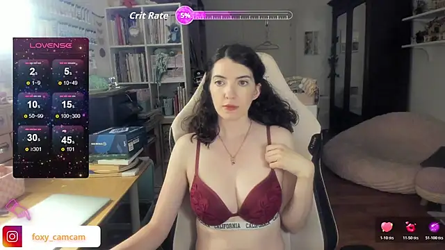 Foxy c online show from June 12, 2026, 8:30 pm