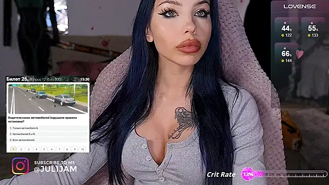 juli jam online show from October 13, 2025, 8:09 pm