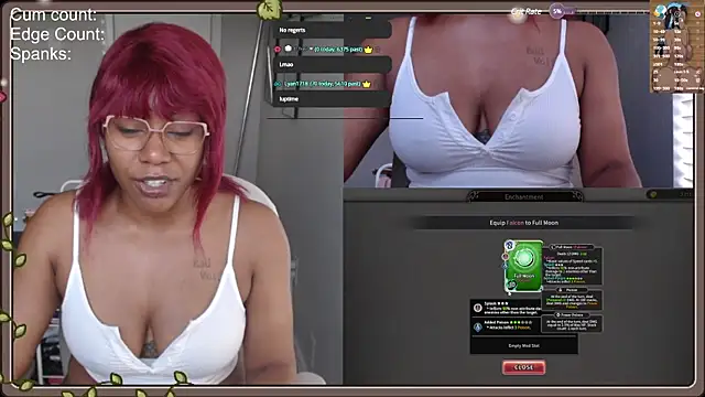 Snapshot of Cheybaaee chatting on February 9, 2025, 9:17 pm Cheybaaee online show from February 9, 2025, 9:17 pm