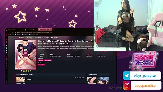 Abysparadise online show from September 18, 2025, 4:25 am