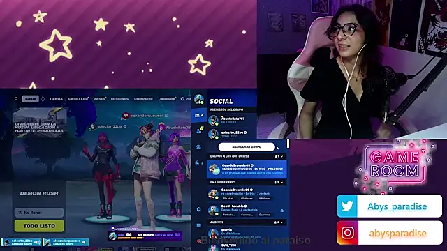 Abysparadise online show from October 19, 2025, 4:35 am