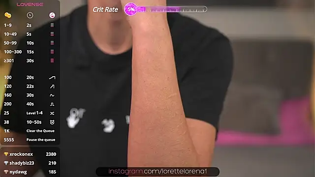 Lorettelorena online show from January 26, 2025, 8:13 pm