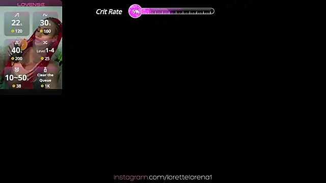 Lorettelorena online show from March 1, 2025, 8:10 pm