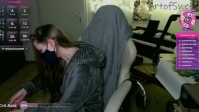 ArtofSweet online show from December 19, 2025, 7:54 pm