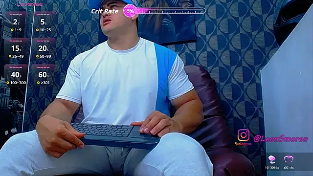 Snapshot of Leonsmoron chatting on June 20, 2026, 6:16 am Leonsmoron online show from June 20, 2026, 6:16 am