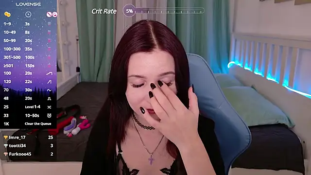 Snapshot of LissMoon chatting on December 2, 2024, 3:03 pm LissMoon online show from December 2, 2024, 3:03 pm