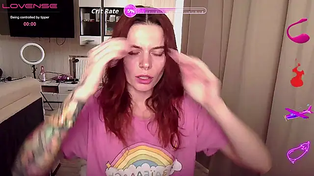 RinaDevil online show from October 3, 2025, 12:24 pm