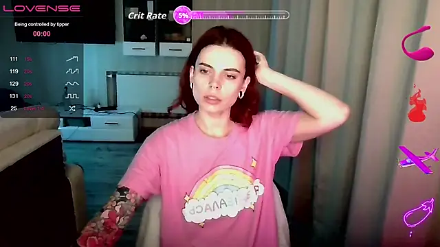 RinaDevil online show from November 10, 2025, 6:40 pm